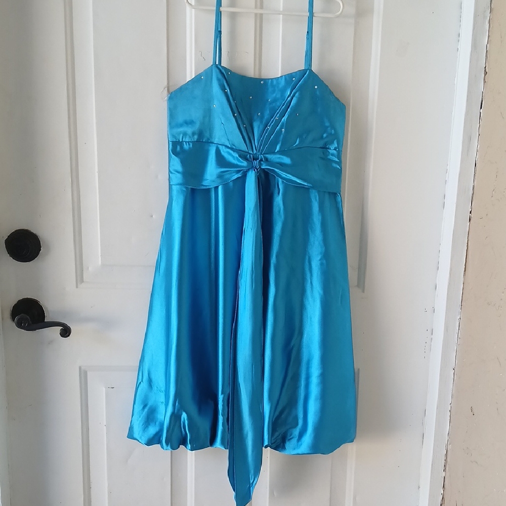 May Queen Blue Kids Dress